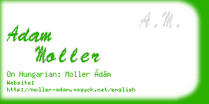 adam moller business card